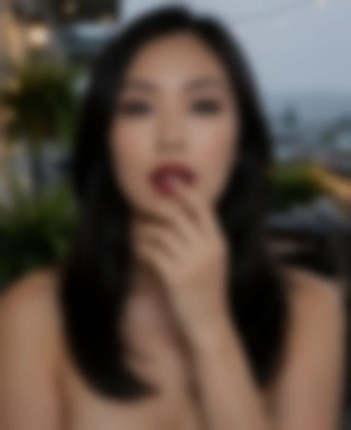 Haeri, a private photo, blurred until unlocked